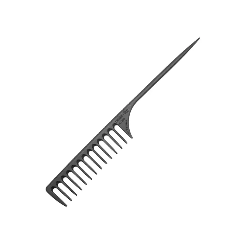 10-rat-tail-comb-296-black-by-utsumi 10″ Rat Tail Comb #296 Black by Utsumi