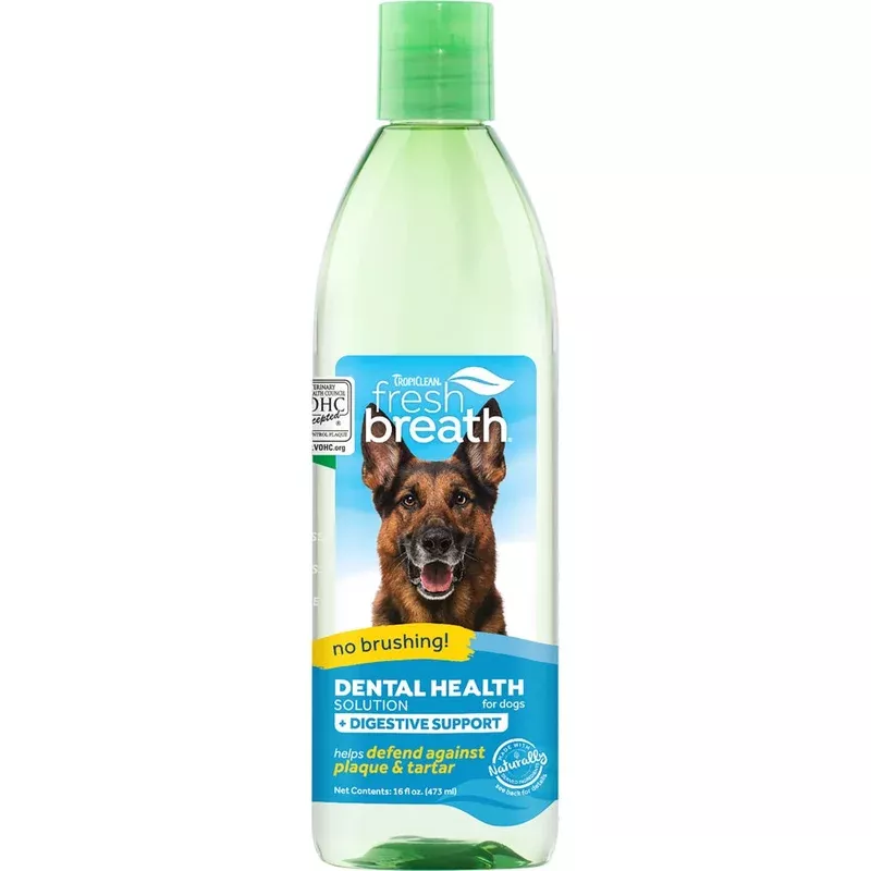 15% OFF: Tropiclean Fresh Breath Oral Care Water Additive Plus Digestive Support For Dogs 16oz
