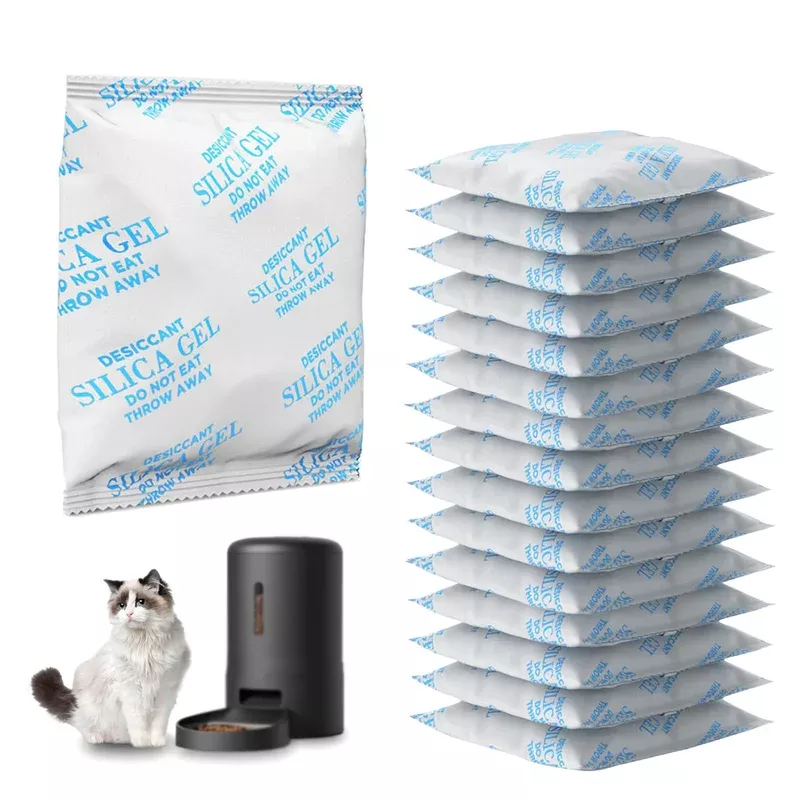 16 Pack Pet Food Desiccant Bag Compatible with PETLIBRO/PETKIT Automatic Cat Feeder Desiccant Packs Replacement for Dog Treat C