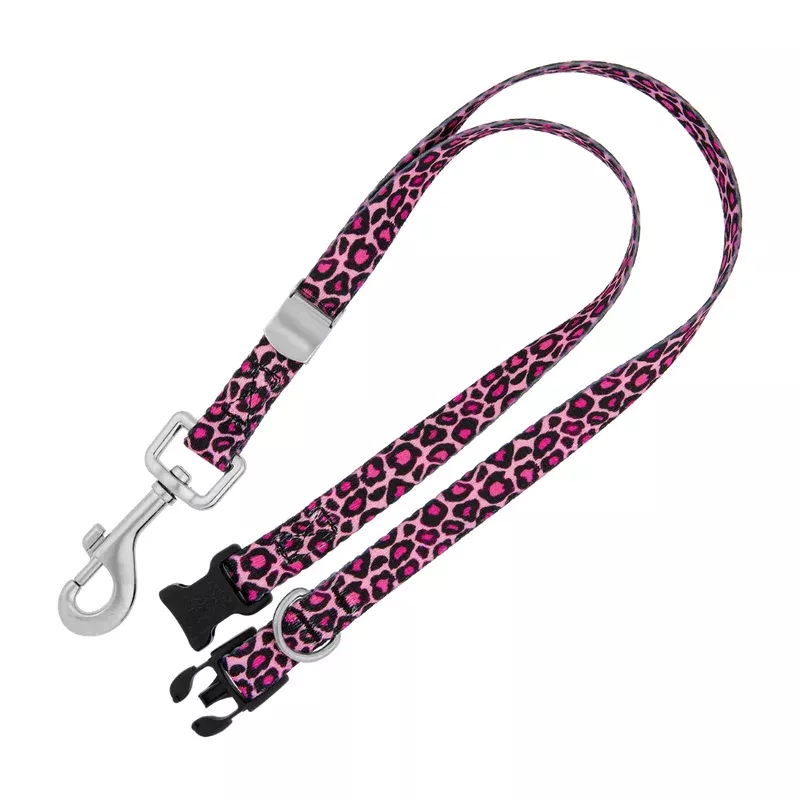16″ Polyester Loop Pink Leopard by Groom Loop