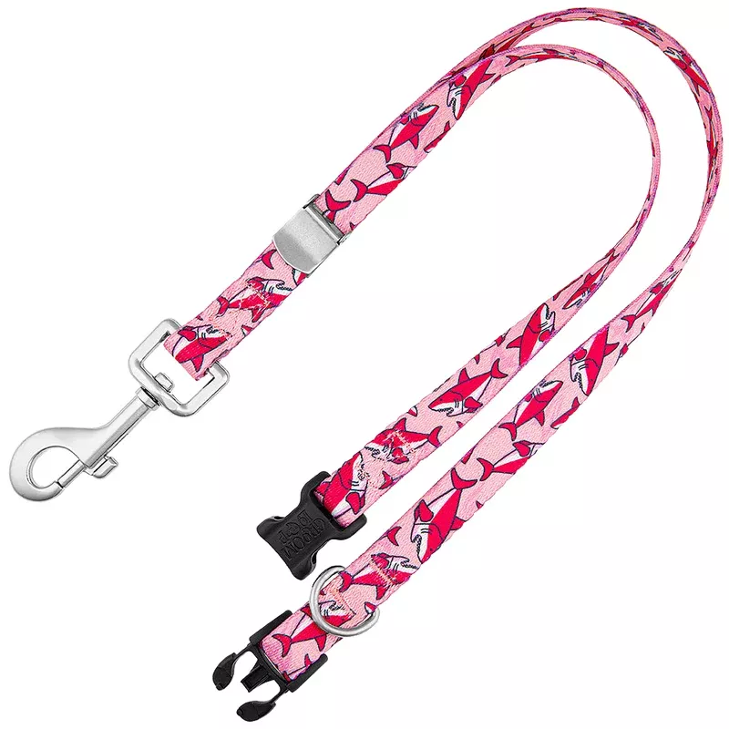16-polyester-loop-pink-sharks-by-groom-loop 16″ Polyester Loop Pink Sharks by Groom Loop