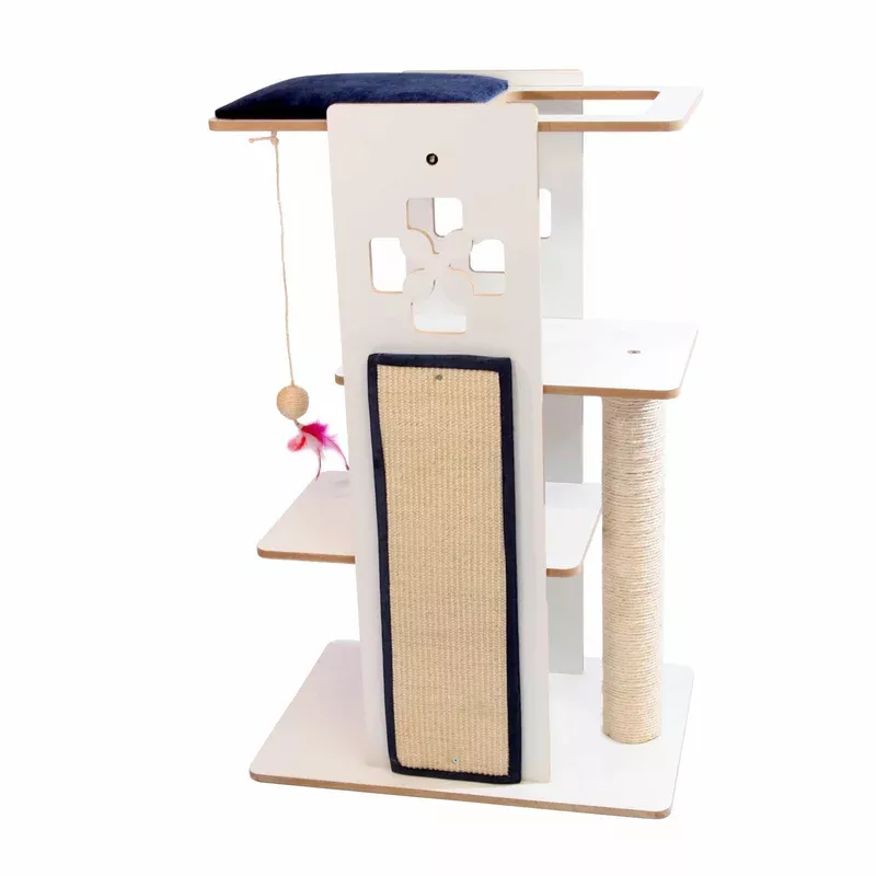 36-luxe-modern-cat-tree-condo-furniture 36″ Luxe Modern Cat Tree Condo Furniture