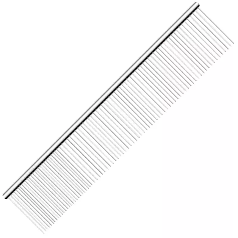 7-5-wide-quarter-comb-silver-by-utsumi 7.5″ Wide Quarter Comb Silver by Utsumi