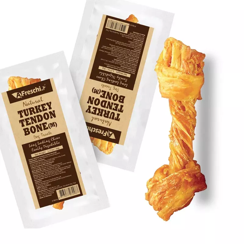 afreschi-natural-turkey-tendon-bone-medium-dog-treats Afreschi Natural Turkey Tendon Bone Medium Dog Treats