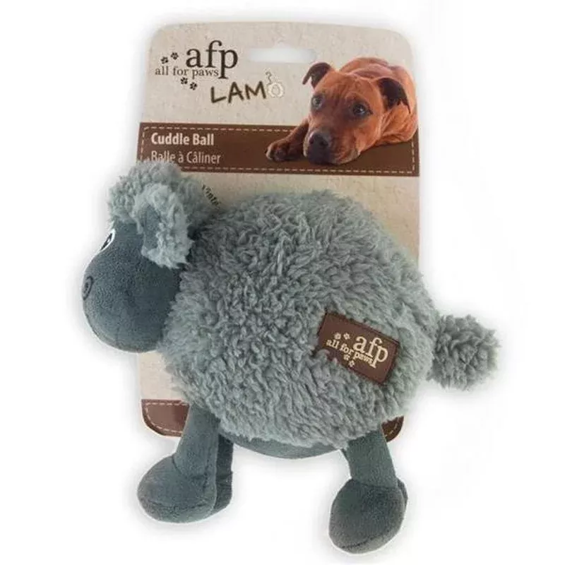 all-paws-cuddle-farm-ball-sheep-dog-toy All for Paws Cuddle Farm Ball Sheep Dog Toy*
