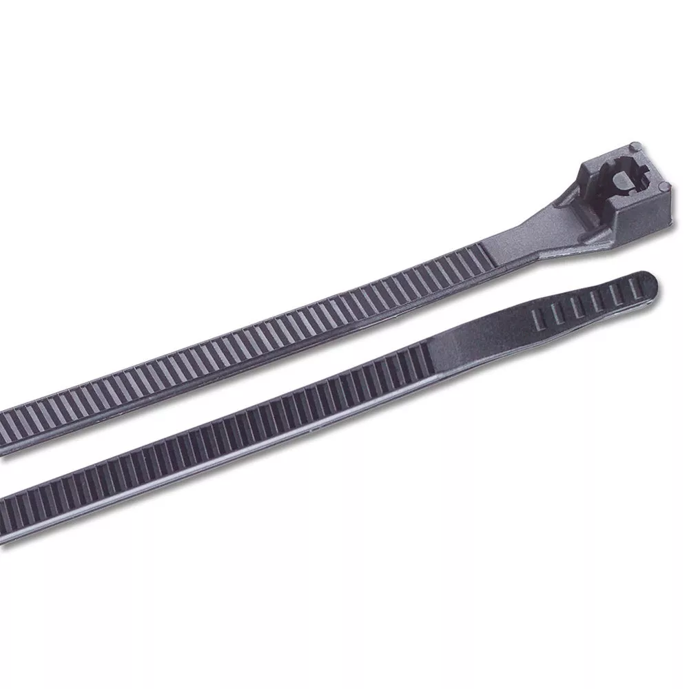 Ancor 6″ UV Black Standard Cable Zip Ties – 100 Pack [199249]
