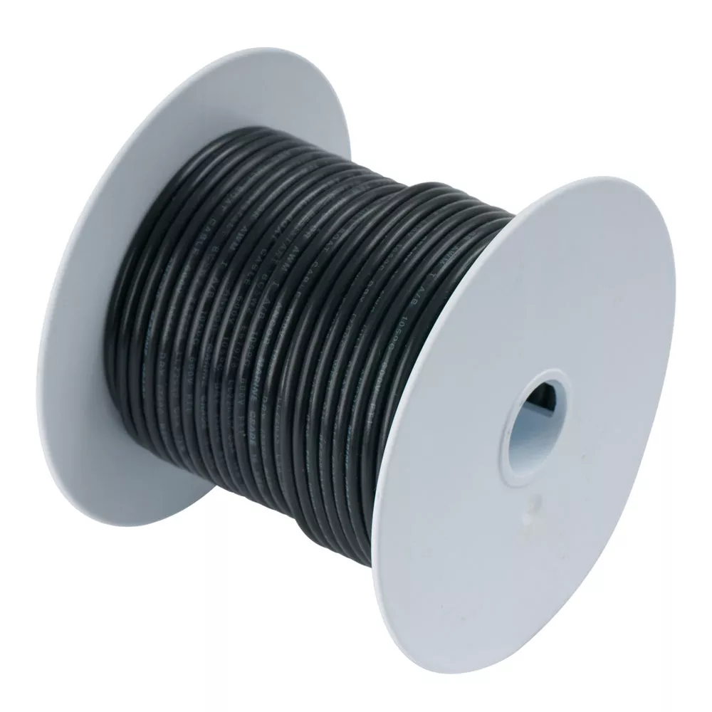 Ancor Black 4/0 AWG Tinned Copper Battery Cable – 50′ [119005]