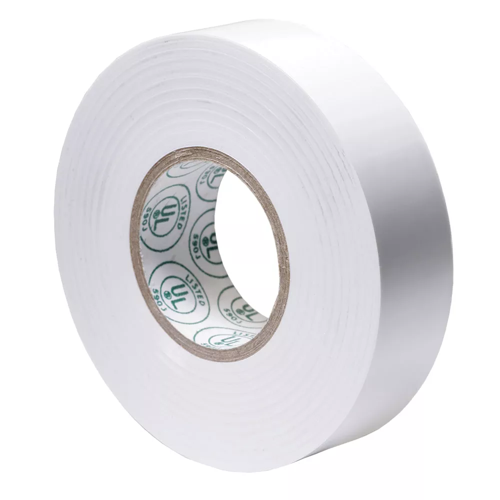 Ancor Premium Electrical Tape – 3/4″ x 66′ – White [337066]