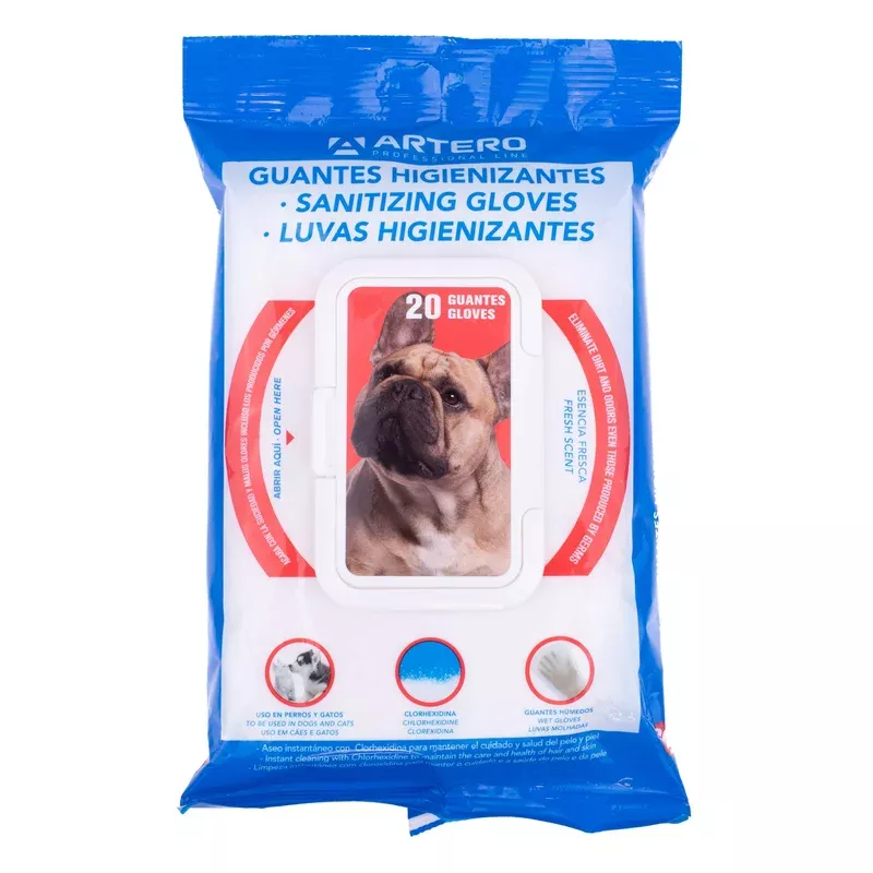 artero-sanitizing-gloves-20pcs-gloves-wipes-cleaning-pet-fur-with-chlorhexidine Artero Sanitizing Gloves 20pcs – gloves wipes for cleaning pet fur with chlorhexidine