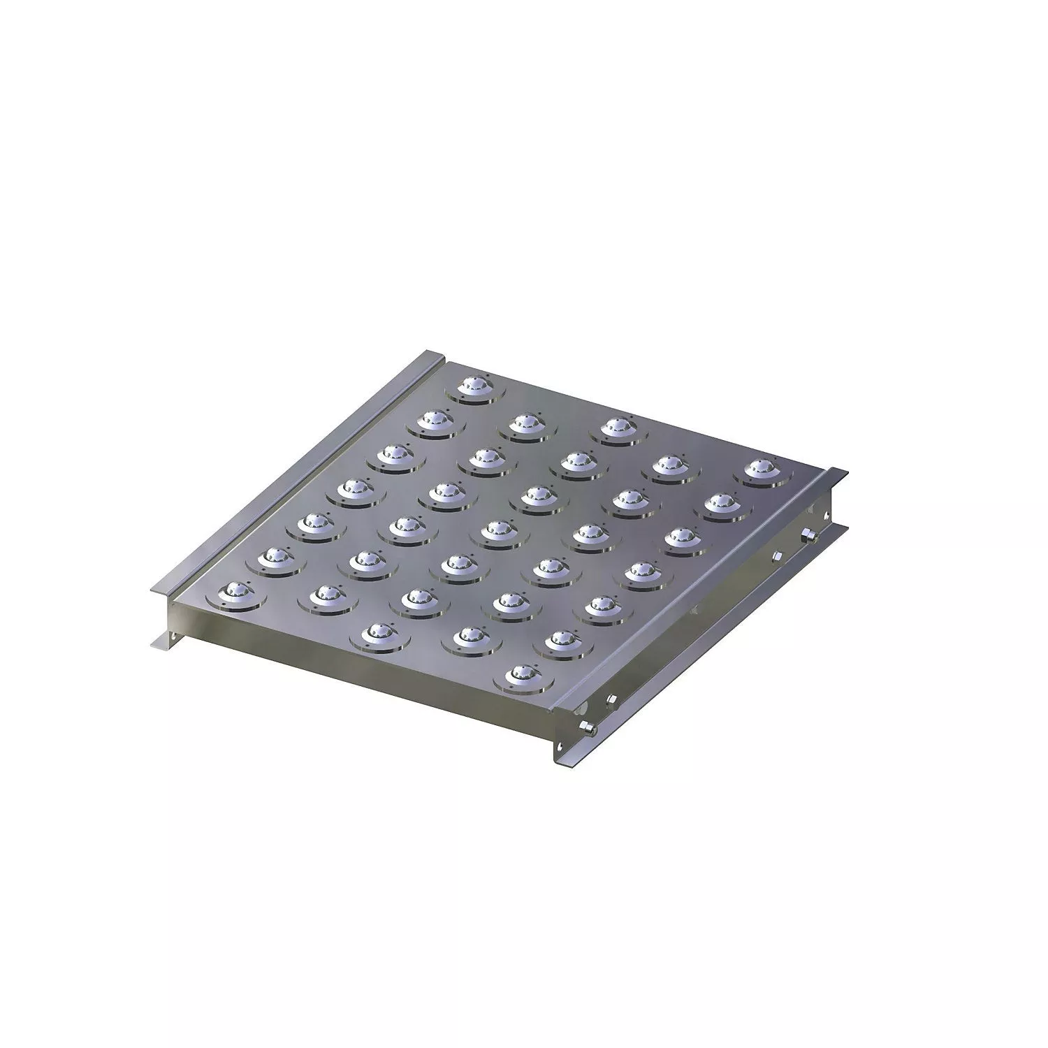 Ball unit table, track width 400 mm, length 500 mm, division 75 mm.