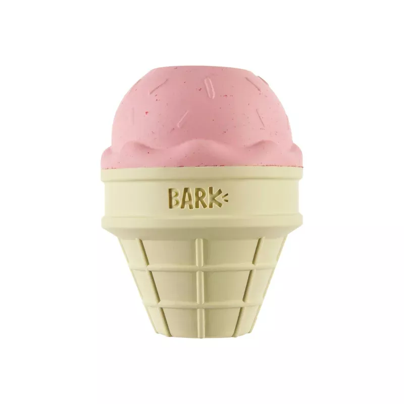 bark-super-chewer-ice-cream-squeak-cone-dog-toy-m-l BARK Super Chewer Ice Cream Squeak Cone Dog Toy M/L