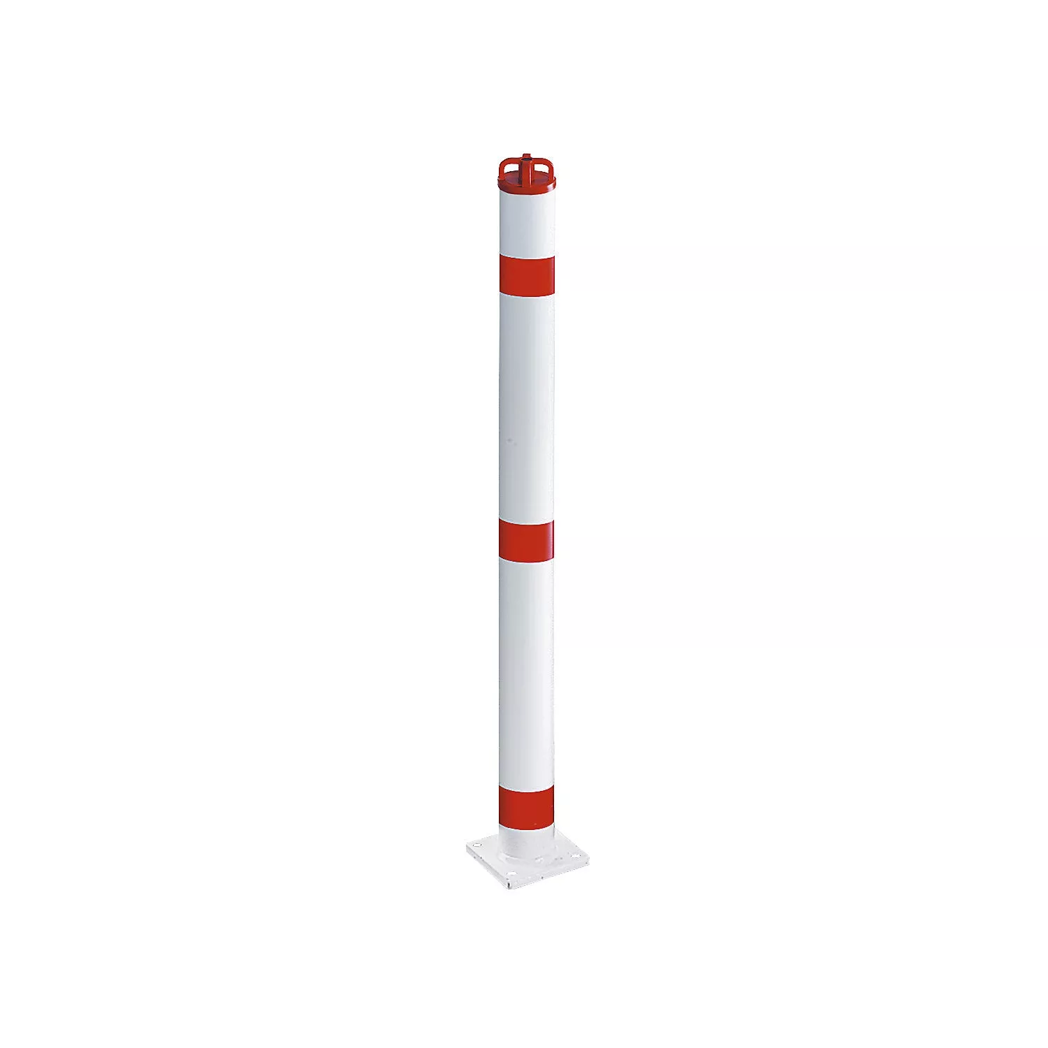 barrier-posts-plastic-to-bolt-in-place-with-chain-head Barrier posts, plastic, to bolt in place, with chain head.
