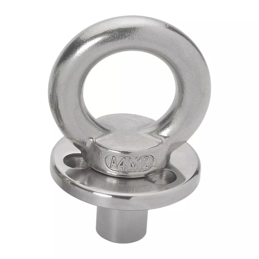Barton Deck Plate w/FixingEye w/Blanking Plug – M12 Eye [60362]