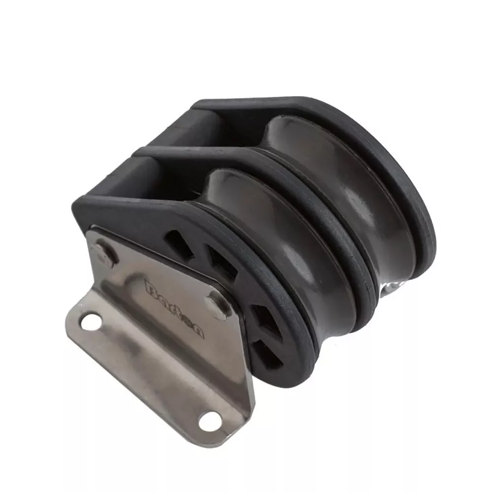 Barton Size 3 45mm Plain Bearing Pulley Block Double Upright Block [N03250]