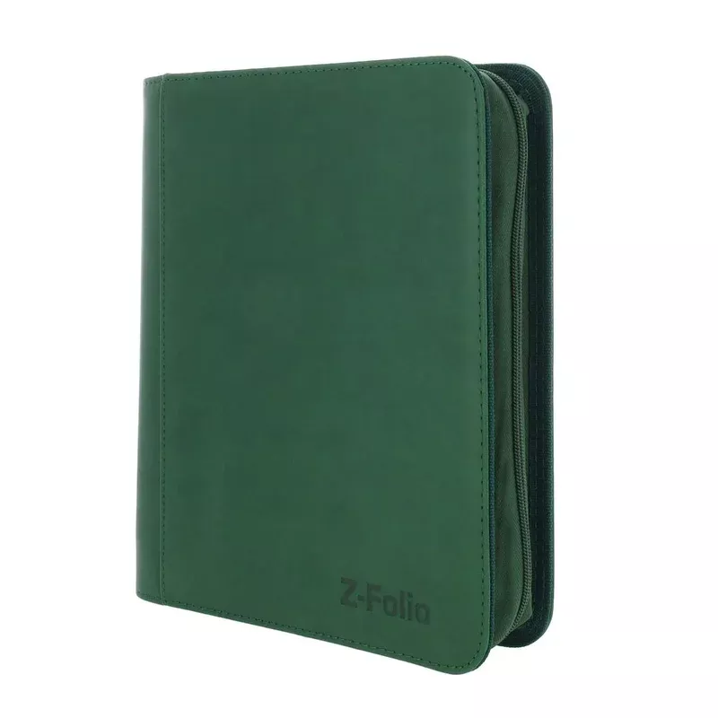 bcw-z-folio-green-4-pocket-lx-toploader-binder BCW Z-Folio Green 4 Pocket LX Toploader Binder
