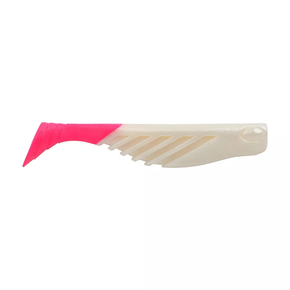 Berkley Gulp! Saltwater Ripple Mullet – 3″ – Pearl White/Pink GSRM3-PWP [1637685]