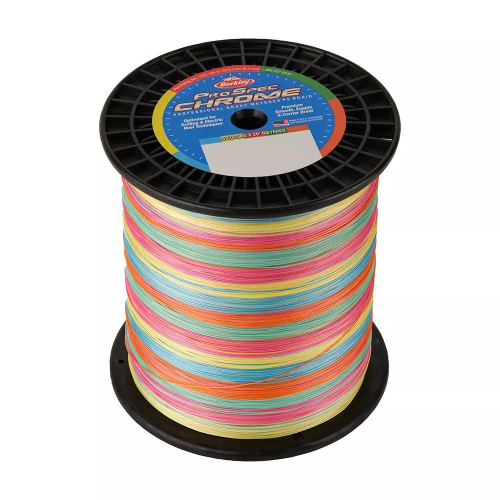 Berkley Prospec Chrome 5 x 20′ Metered Braid – 130lb – 3000yd [1621895]
