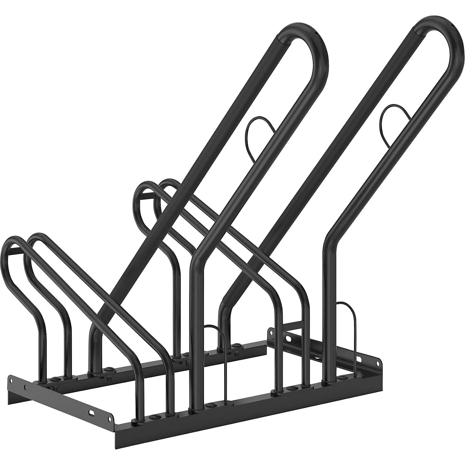 Bicycle stand, model 2502, single-sided, width 700 mm, black.