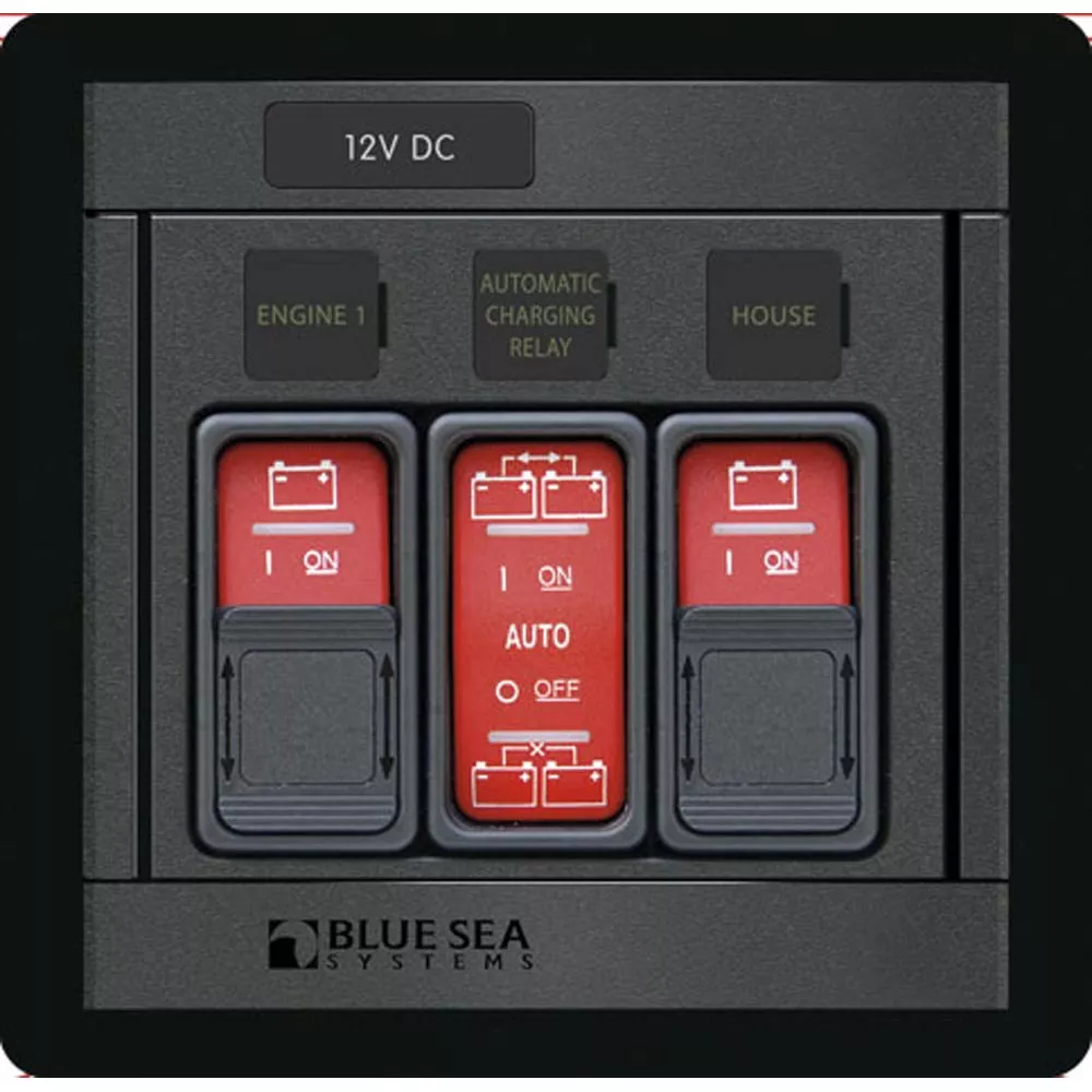 Blue Sea 1147 Remote Control Panel w/(2)2145 & (1)2146 Remote Control Contura Switch [1147]