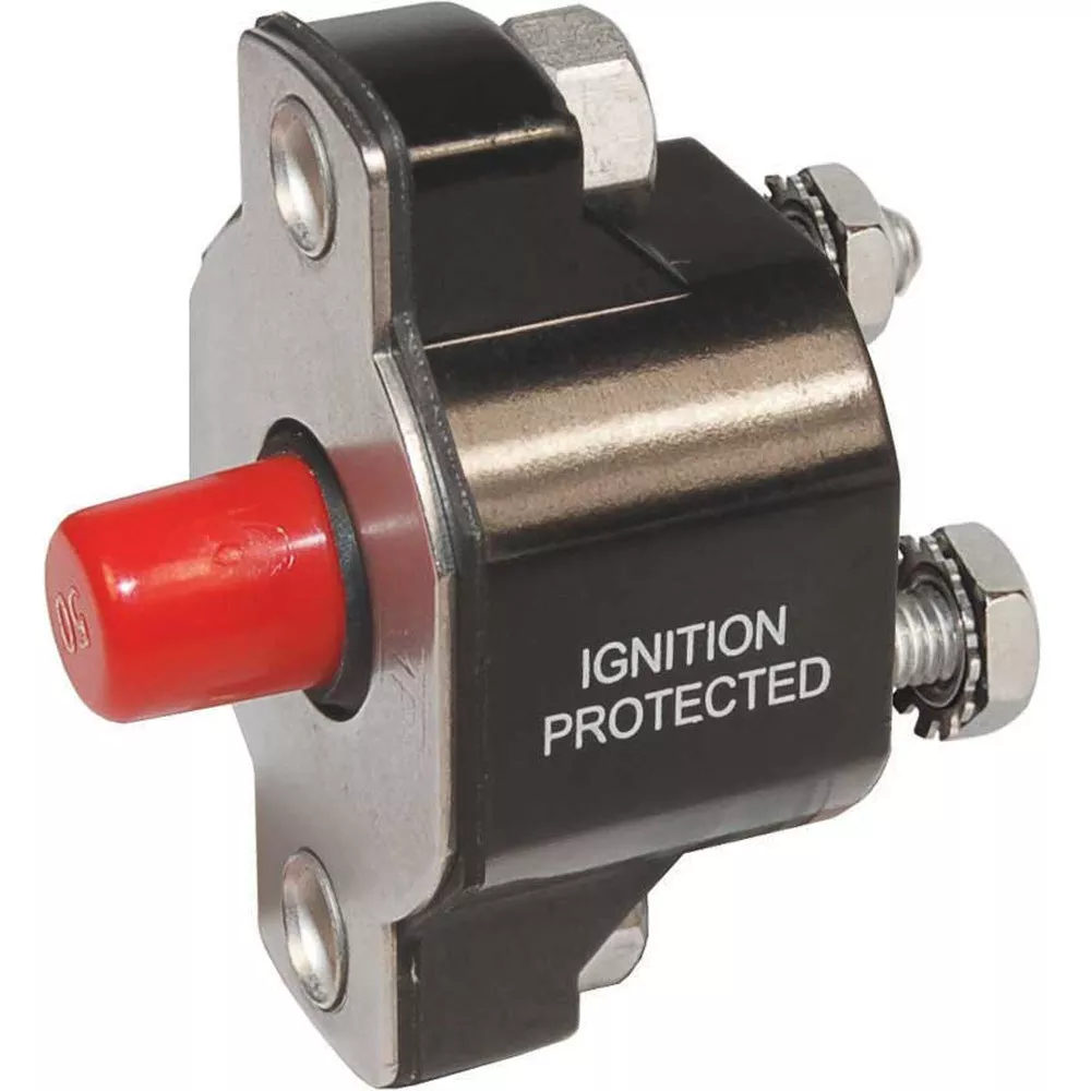 Blue Sea 2139 Medium Duty Push Button Reset-Only – 20A [2139]