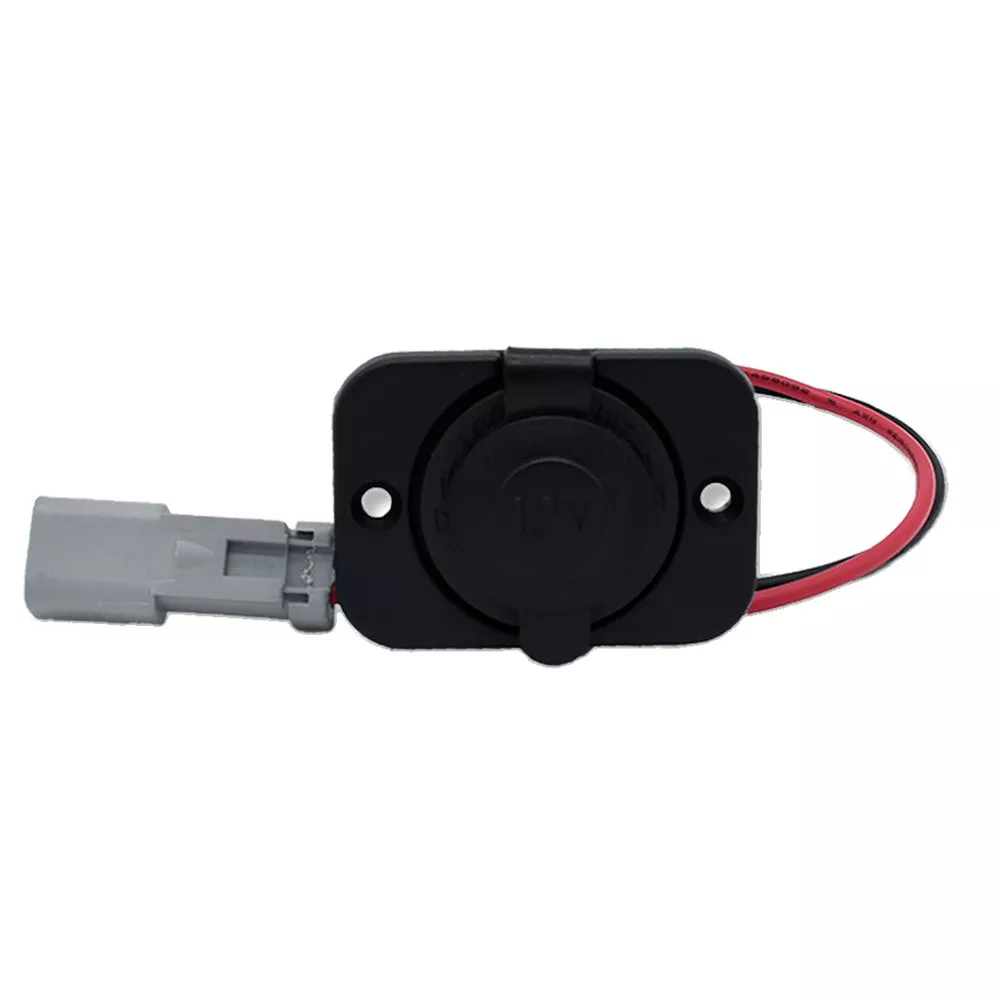 Bluewater 12V w/Single Sealed Socket w/Deutsch ConnectorPlate [6000-3004]