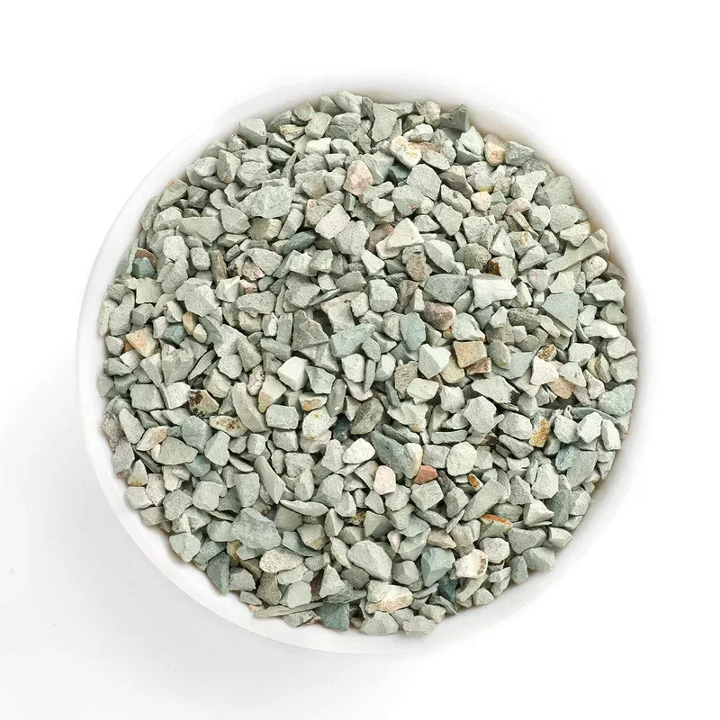Boniosz 2lb Succulents and Cactus Green Zeolite D cor & Additive Rocks Natural Decorative Gravel for Bonsai Fairy Gardening
