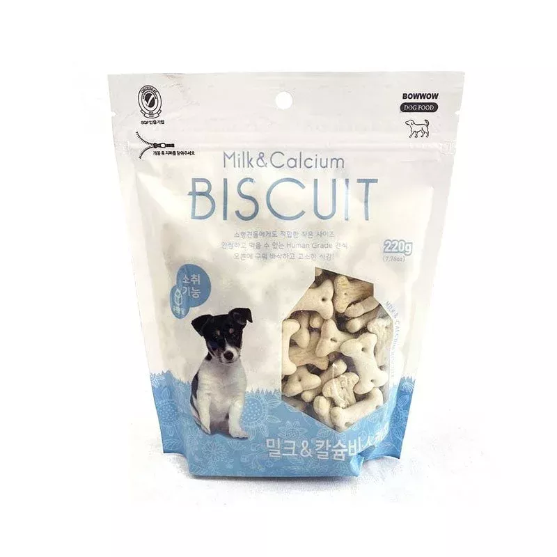 bow-wow-milk-calcium-dog-biscuits-220-g Bow Wow Milk & Calcium Dog Biscuits 220 G