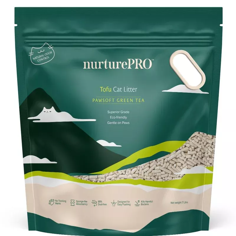 bundle-deal-nurture-pro-tofu-soya-cat-litter-green-tea-6l ‘BUNDLE DEAL’: Nurture Pro Tofu Soya Cat Litter Green Tea 6L