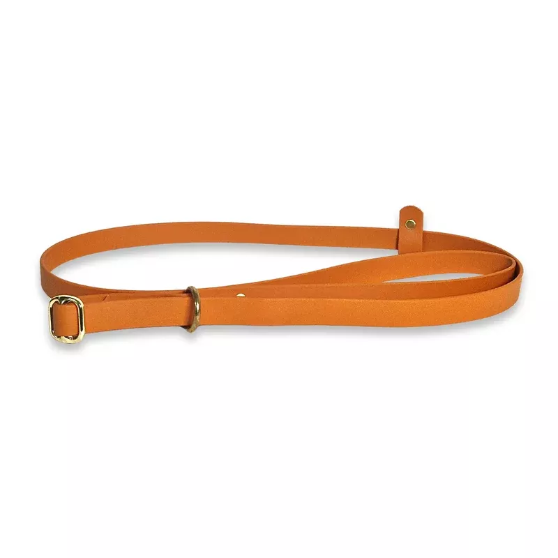 Burnt Orange Waterproof Biothane Dog Slip Lead