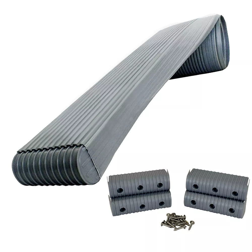 Caliber BunkWrap Kit – Grey 16′ x 2″ x 6″ Roll + 4 Caps + HRDW Roll + 4 EndcapsStainless Steel Hardware [23052]