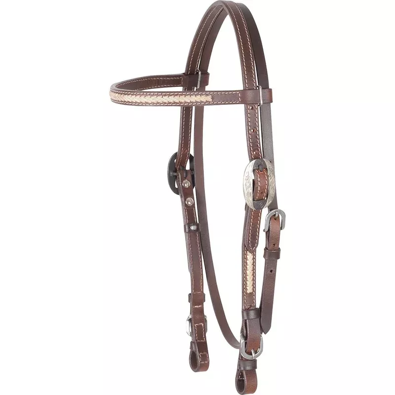 cashel-rawhide-lace-browband-headstall Cashel Rawhide Lace Browband Headstall