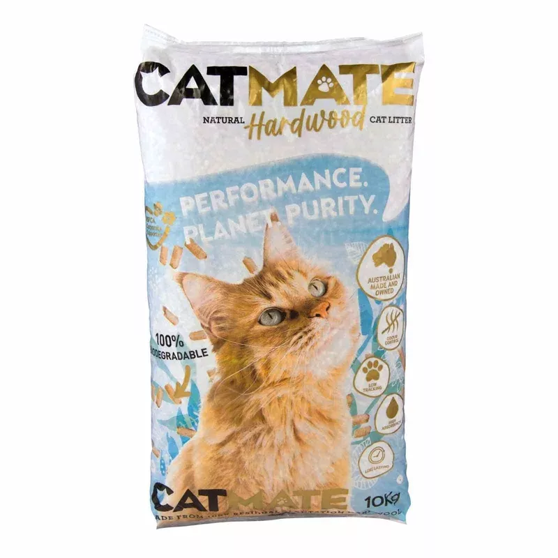 catmate-hardwood-pellet-cat-litter-10kg ~Catmate Hardwood Pellet Cat Litter 10kg
