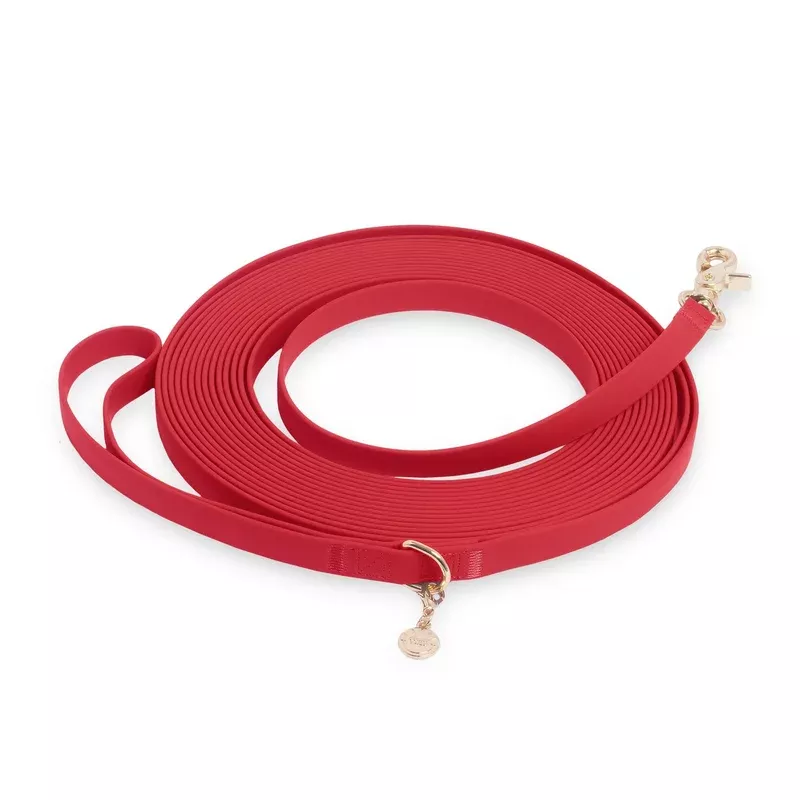 cherry-red-waterproof-cloud-30-ft-dog-leash Cherry Red Waterproof Cloud 30 Ft Dog Leash