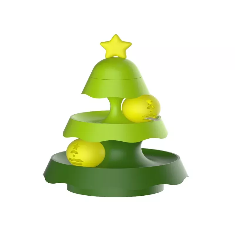 christmas-tree-turntable-pink-three-layers Christmas Tree Turntable Pink Three Layers