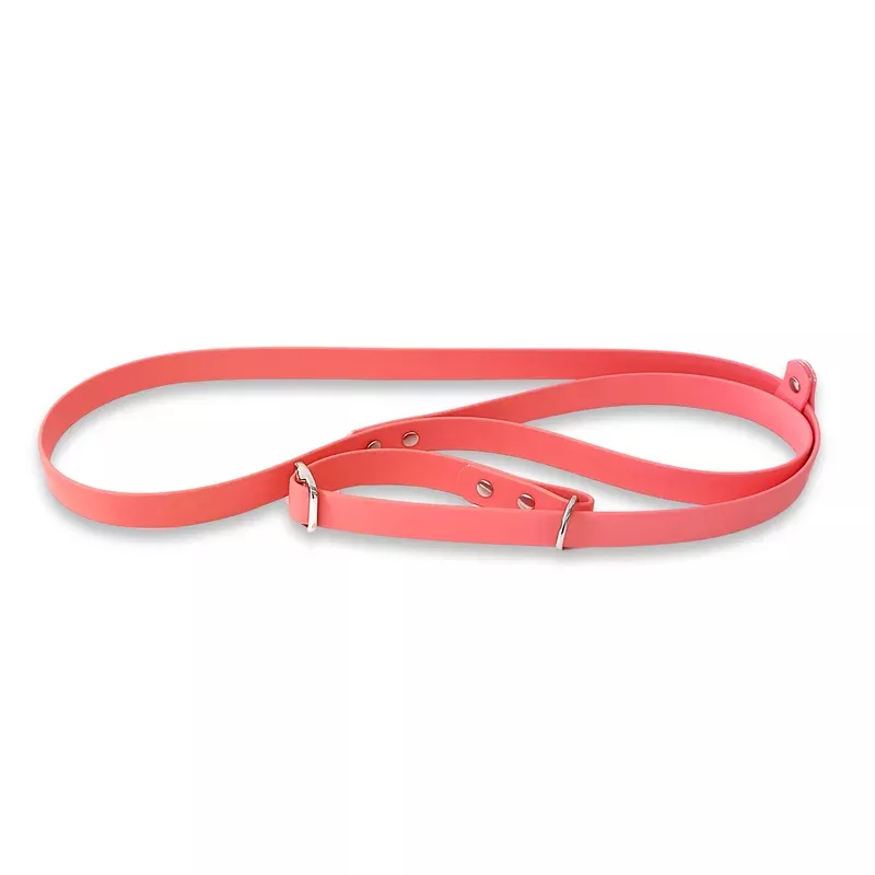 Coral Waterproof Biothane Dog Slip Lead