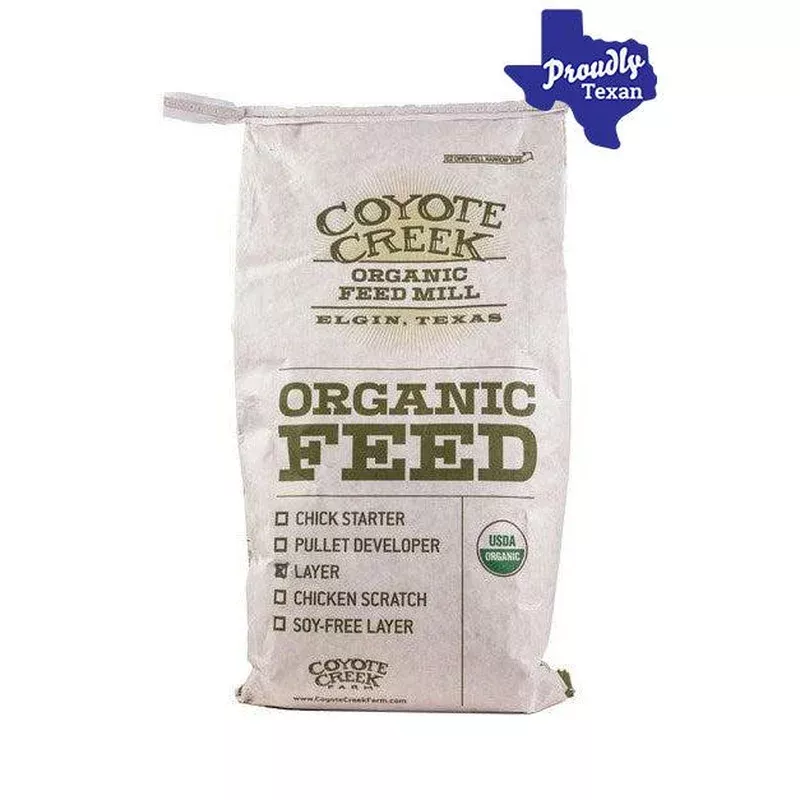 Coyote Creek Organic Layer Pellets Chicken Feed