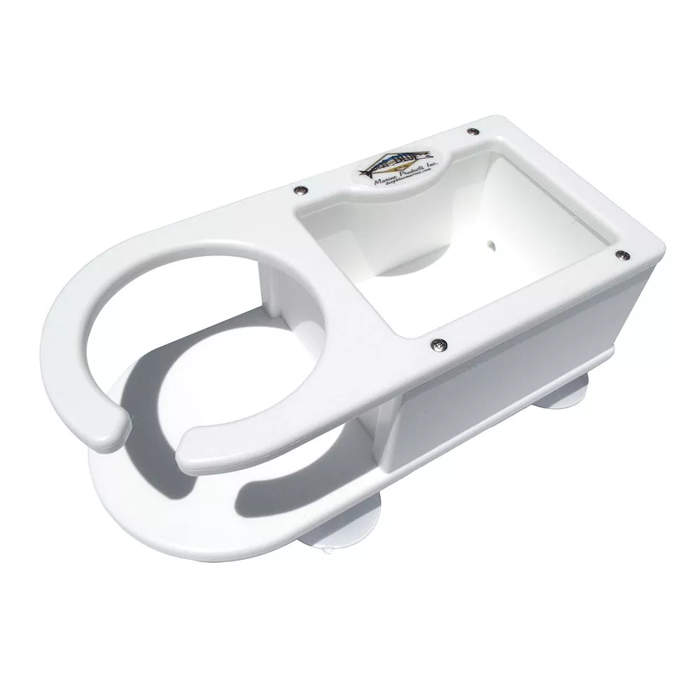 Deep Blue Marine MB-1 Single Cup Holder w/Storage [MB-1]