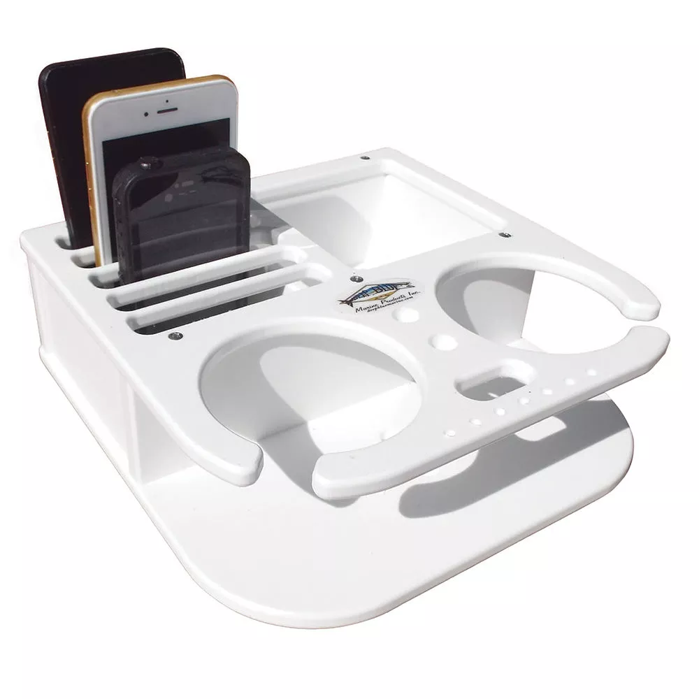 Deep Blue Marine Phone/Double Drink Holder [BH-2CELL]
