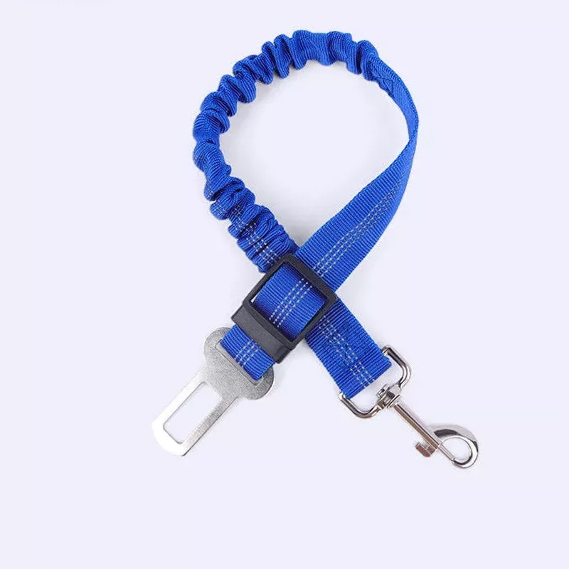 dog-car-seat-belt-adjustable-elastic-safety-clip-design Dog Car Seat Belt Adjustable & Elastic Safety Clip Design