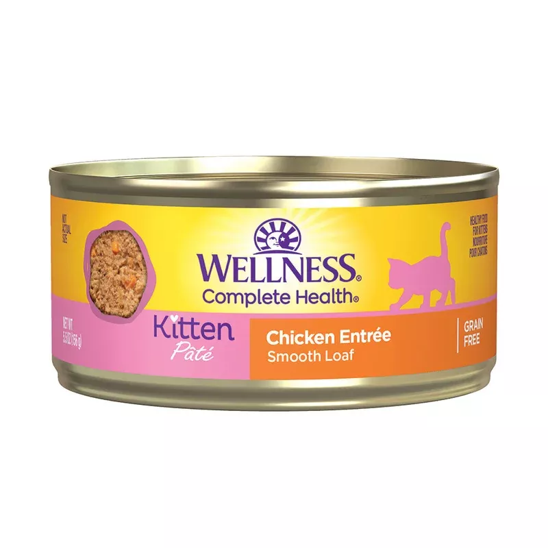 donation-to-kitten-sanctuary-sg-wellness-cat-complete-health-chicken-pate-grain- *DONATION TO KITTEN SANCTUARY SG* Wellness Cat Complete Health Chicken Pate Grain-Free Kitten Canned Cat Food 5.5oz x 24