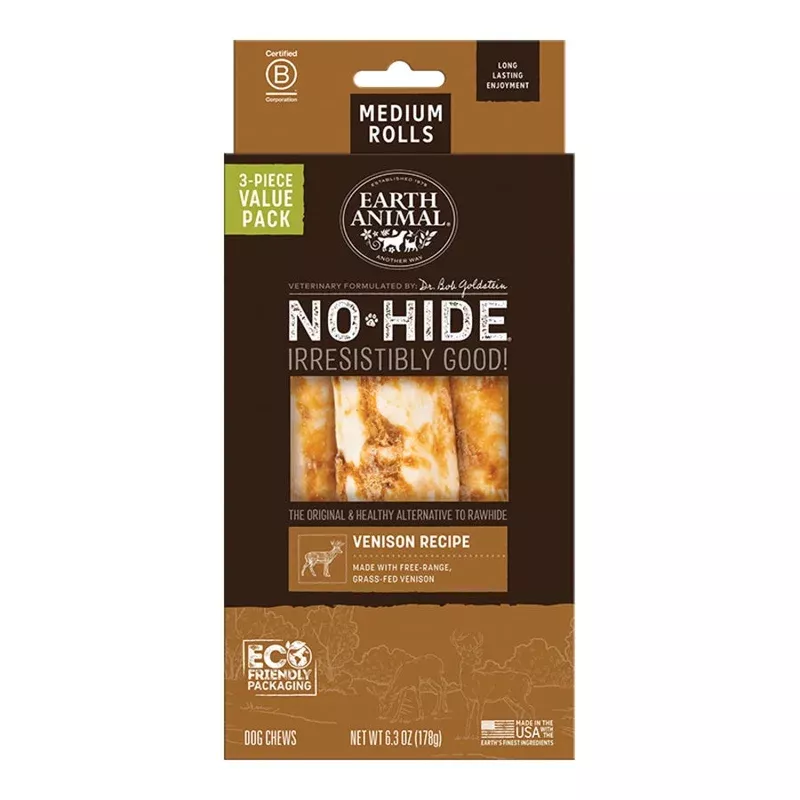 earth-animal-venison-no-hide-medium-7-roll-dog-chews-value-pack-3pk Earth Animal Venison No-Hide Medium 7″ Roll Dog Chews Value Pack – 3pk