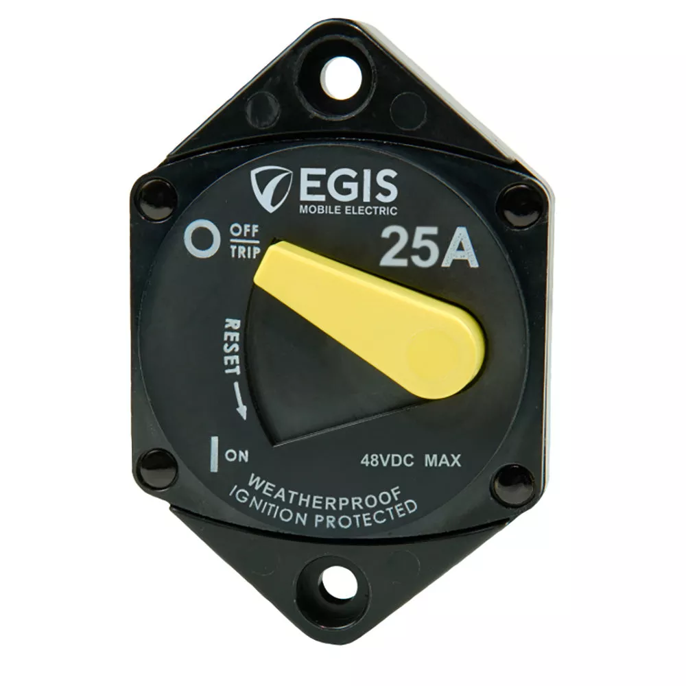Egis 25A Circuit Breaker – 87 Series – Panel Mount [4707-025]