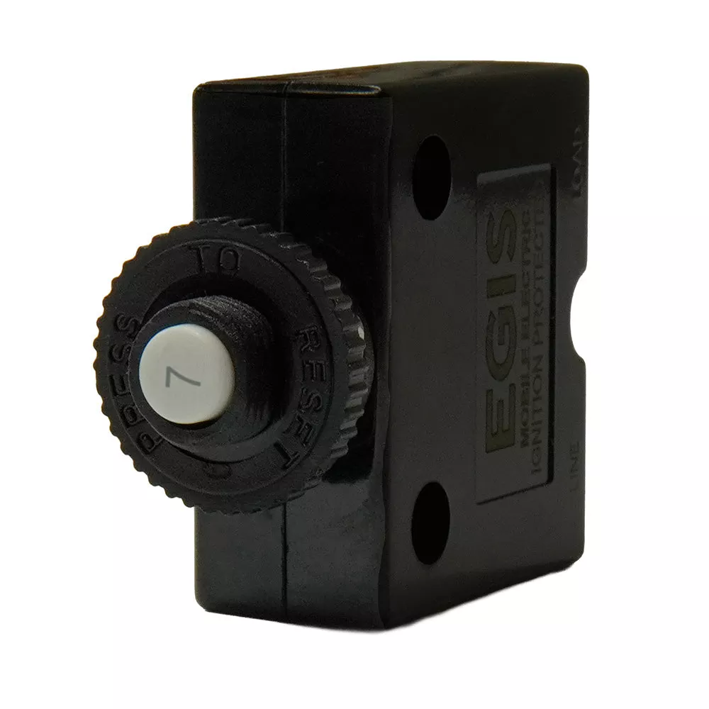 Egis 7A Push Button Panel Mount Circuit Breaker – Spade Terminal [4711-07]
