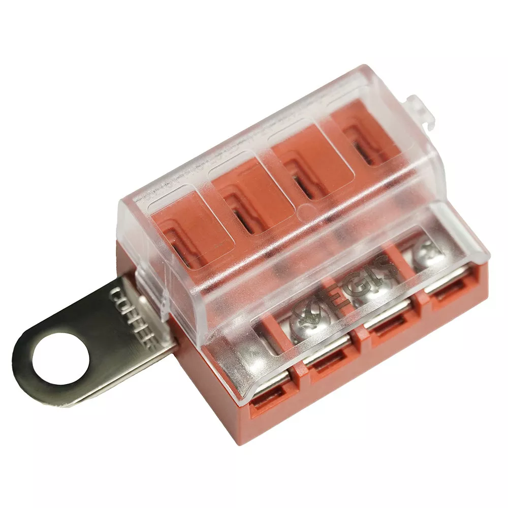 Egis RT Battery Terminal Mount Fuse Block 4 Circuit [8023]