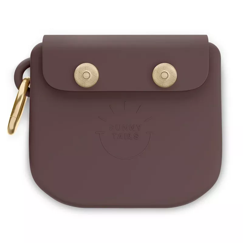 espresso-brown-snap-dog-treat-pouch Espresso Brown Snap Dog Treat Pouch