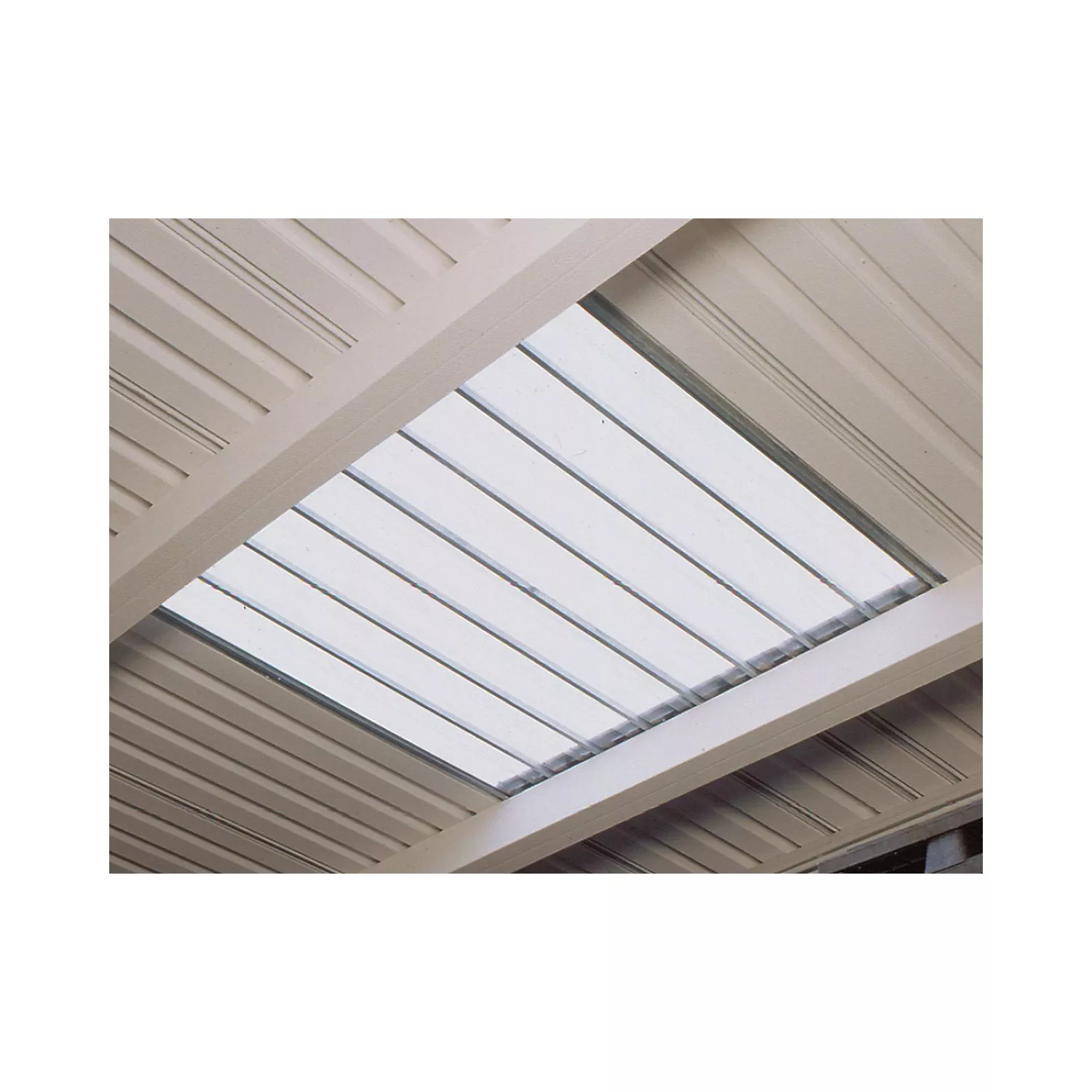 Extra cost for skylight, single walled, LxW 2800 x 1000 mm.