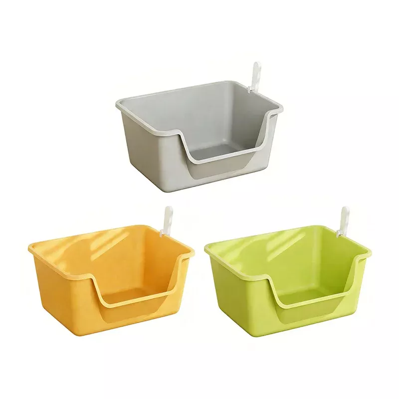 Extra Large Deep Cat Litter Box – High-Sided Open Design – 50x37x20cm