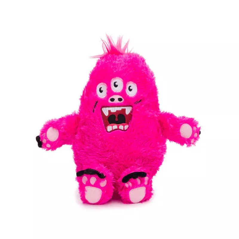 fabdog-fluffy-large-pink-monster-dog-toy Fabdog Fluffy Large Pink Monster Dog Toy