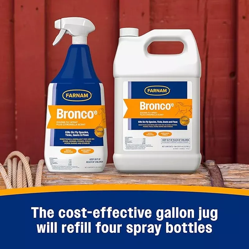 farnam-bronco-equine-fly-spray-plus-citronella-scent-32oz Farnam Bronco Equine Fly Spray Plus Citronella Scent 32oz