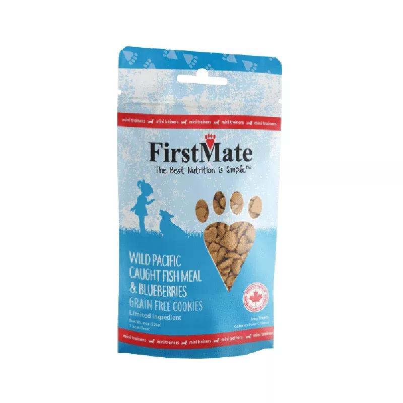 firstmate-wild-pacific-caught-fish-blueberries-mini-treats-8oz FirstMate Wild Pacific Caught Fish & Blueberries Mini Treats 8oz